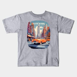 New York Vintage Design Kids T-Shirt